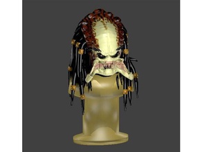 predator busto le creature 3d print model - Mito3D