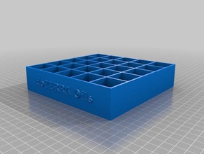 doterra bandeja de aceite diy esencial pie 3d print model - Mito3D