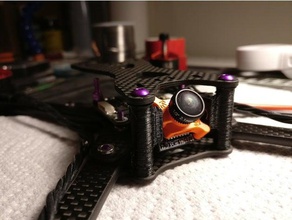 fpvdirect sonicx Kamera-mount 25mm Abstandshalter & 19mm-Kameras r c Fahrzeuge die Drohnen fpv quadcopters runcam micro swift short-stack zugeschlagen 3d print model - Mito3D