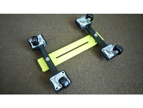 rediseño de ruedas la rueda vídeo skate dolly cámara 3d print model - Mito3D