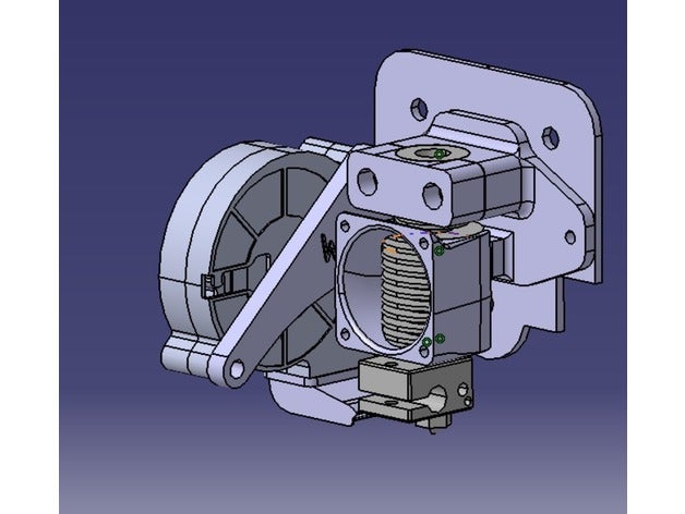 tronxy e3d v6 Halter Teil Kühlung montieren 3d-Drucker Teile e3d-hotend e3d-v6 p802 p802e p802m x1 x3 x5 3D print model - Mito3D