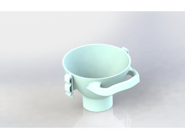 ziplock bag funnel household home 3D print model - Mito3D