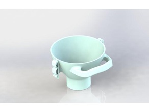 ziplock bag funnel household home 3d print model - Mito3D
