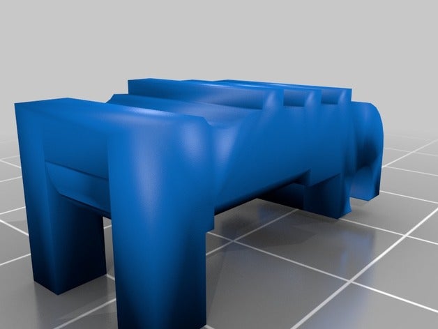 3-delik cam klibi parçalar 3 delik kağıt yumruk 3D print model - Mito3D