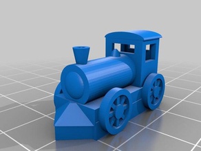 Mexikanische Zug-Motor Spielzeug & game Zubehör Dominosteine mexican train Zug 3d print model - Mito3D