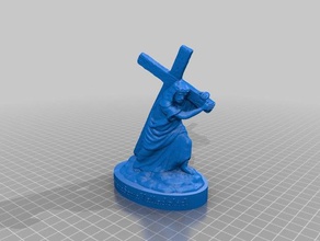 jesús - semana santa de pascua, valladolid, españa las esculturas 3d print model - Mito3D
