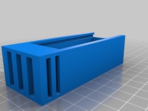 dois andares caixa deslizante superior dattaloger caja con dos pisos y tapa para de engenharia 3d print model - Mito3D