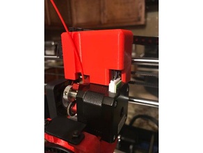 wire cover cable shroud wanhao duplicator i3 maker select v2 flexion extruder capable 3d printer accessories v21 mp management 3d print model - Mito3D