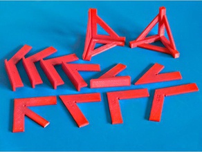 set di artigianato piazze utensili a mano escuadras strumenti utili herramientas manualidades piazza 3d print model - Mito3D