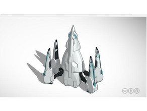 voltron-castelo leões atualizado A impressão 3d castelo gundam legendaryvoltron paladino robô nave espacial voltron 3d print model - Mito3D