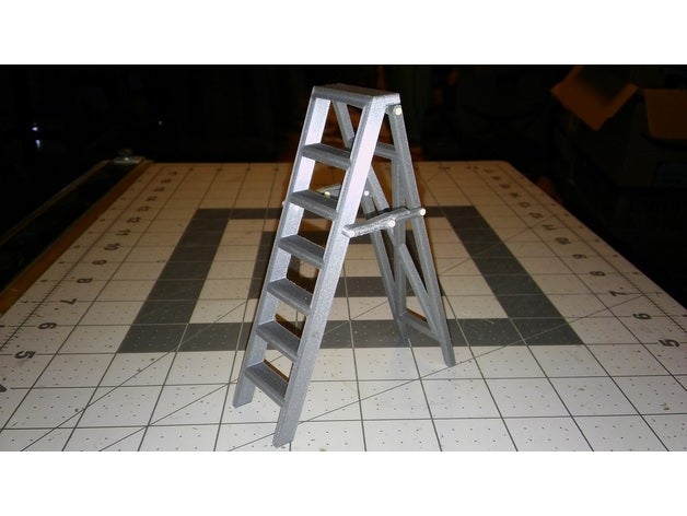 folding stepladder 3d printing 3D print model - Mito3D