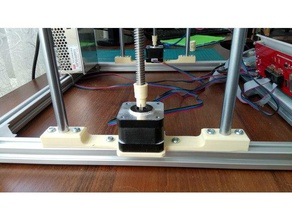 z mount flyingbear p902 easy print no supports needed 3d printer parts flyingbear-p902 z-axis 3d print model - Mito3D