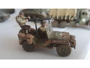 jeep willy 1 56 28mm bolt action La stampa 3d 3d print model - Mito3D