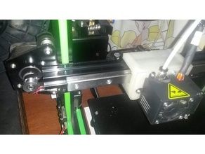 anet e10 asse-x rail Stampante 3d parti 3d print model - Mito3D
