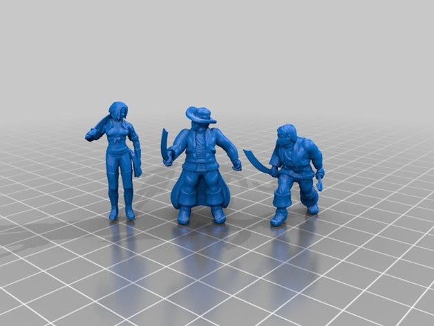 Mm korsanlar oyuncaklar ve oyunlar d&d dungeons dragons korsan 3D print model - Mito3D