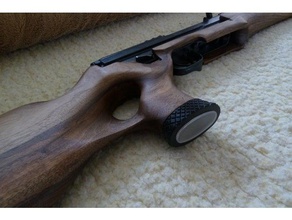 gunstock handle bottom sport & outdoors 858 rifle shoe stock 3d print model - Mito3D