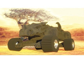 monster truck v4 jouets & accessoires de jeux voiture dragon amusant les enfants le monstre jouet camion 3d print model - Mito3D