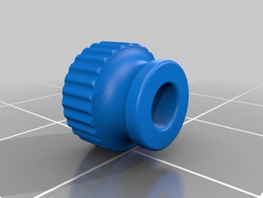4-40 thumb nut parts 3d print model - Mito3D