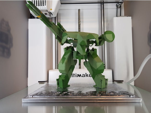 metal gear rex stand solid games 3D print model - Mito3D