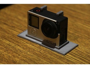 gopro holder camera 3d print model - Mito3D