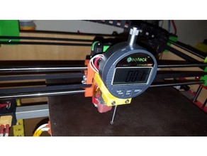 micrómetro de montaje e3d v6 Impresora 3d accesorios cama nivelación calibre digital 3d print model - Mito3D
