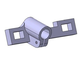 sierra de inglete soporte para láser - dexter las piezas repuesto el vi scie onglet la herramienta 3d print model - Mito3D
