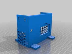 vertical de la fuente alimentación del interruptor cubierta Impresora 3d las piezas 3d print model - Mito3D