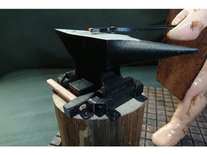 blacksmith sculptures blacksmith diorama hammer sculpture smith smithers 3d print model - Mito3D