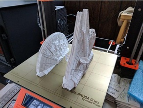 fillenium malcon de impressão fácil remix veículos nave espacial star wars 3d print model - Mito3D