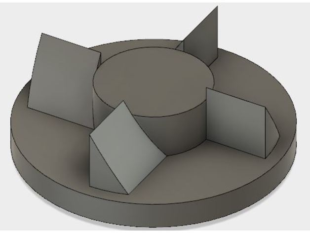 magic bullet roue cuisine et salle à manger blender les engins la partie pièce de rechange le rotor 3D print model - Mito3D