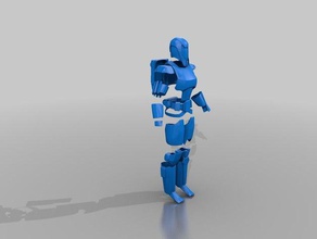 mandalorian hunter armour 3d printing 3d print model - Mito3D
