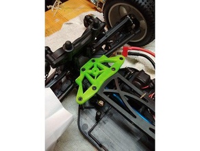 front upper chassis brace zd racing r c Fahrzeuge 10423 10427 brushless-motor rc-car Obere chassisverstrebung 3d print model - Mito3D