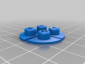 pigrrl 2 action buttons seperated 3d printing 3d print model - Mito3D