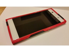 xperia xa1 ultra caso de telefone celular impressionante flexível pla sony tpu 3d print model - Mito3D