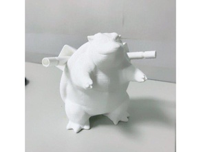 pokemon blastoise toy & game accessories figure squirtle turtok 3d print model - Mito3D