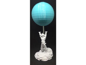 Son goku Geist-Bombe Menschen dragonball z ist Son-goku 3d print model - Mito3D
