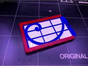 singola doppia badge id titolare accessori distintivi porta card della carta foto fotografia 3d print model - Mito3D
