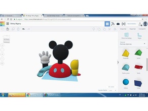 a casa de mickey mouse A impressão 3d 3d print model - Mito3D