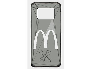 galaxy S 8 McDonald's durumda cep telefonu telefon kılıfı samsung 3d print model - Mito3D