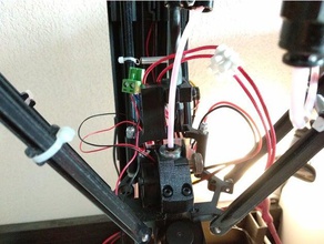 printer head connector holder 3d parts microdeltarework microdelta rework 3d print model - Mito3D