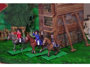 napoleonics - partie 9 wellington jouets & accessoires de jeux 28mm britanniques historique napoléoniennes agent wargaming 3d print model - Mito3D