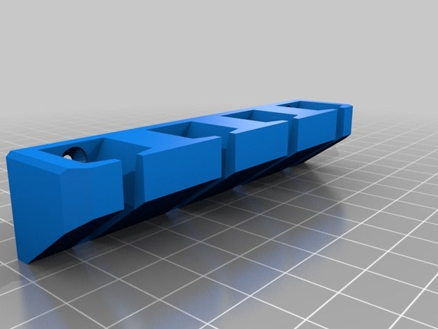 cable holder organization bed bedside guide management organizer 3D print model - Mito3D