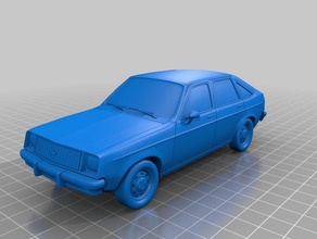 chevette vehicles 1980s car chevrolet economy gaslands sedan 3d print model - Mito3D
