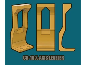 cr-10-x-Achse-level-guide 3d Drucker Zubehör creality cr-10 Nivellierung x-Achse 3d print model - Mito3D