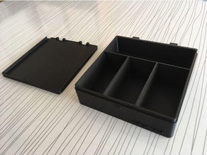 piccola libreria organizzazione box caso organizzatore piccole parti scatola di stoccaggio strumento 3d print model - Mito3D
