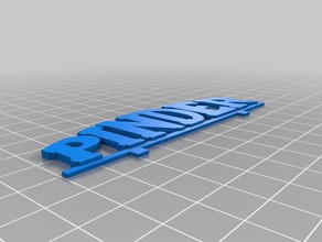 pinder La impresión en 3d nitro circus insignia 3d print model - Mito3D