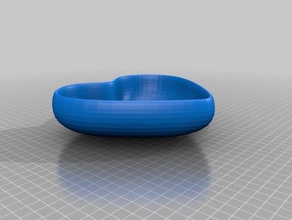 heart bowl 3d printing 3d print model - Mito3D