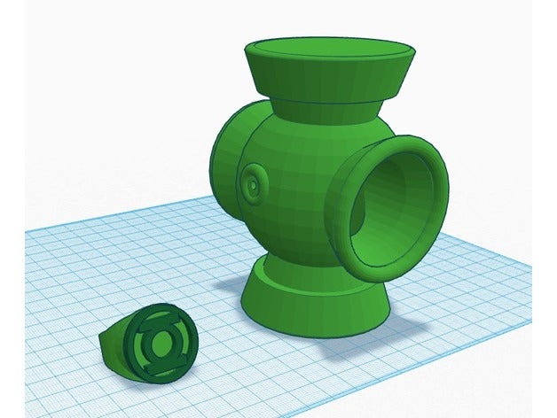 green lantern power ring costume cosplay dc-comics dc comics 3D print model - Mito3D