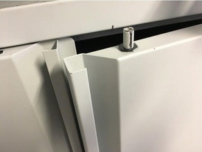 locking bar guide-Speicher-Kabinett Ersatz-Teile 3d print model - Mito3D