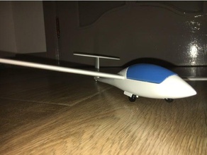 duo discus planador hobby 3d print model - Mito3D